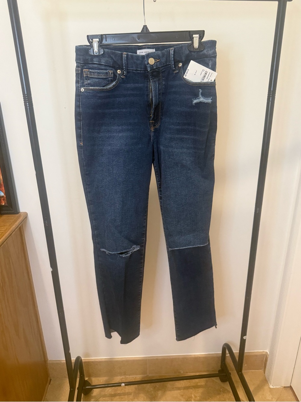Good American Always Fits Good Legs Straight - Indigo